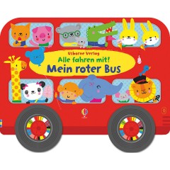 Usborne Verlag Alle fahren mit! Mein roter Bus Все катаются! мой красный автобус