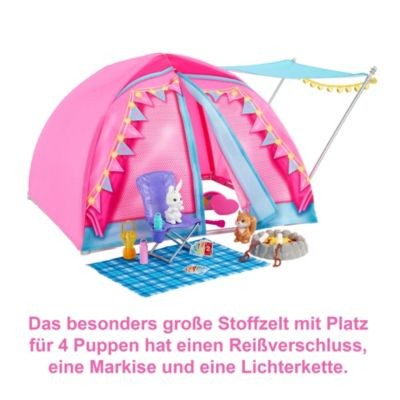 Mattel Barbie Camping Zelt Spielset mit 2 Puppen Zubehor Игровой набор для кемпинга Барби с 2 аксессуарами для кукол