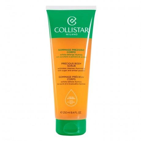 Collistar Precious Body Scrub Exfoliates Cleanses Illuminates  Драгоценный скраб для тела Отшелушивает Очищает Осветляет