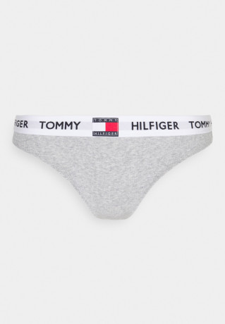 Tommy Hilfiger Thong light grey heather стринги светло-серый вереск