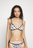 Tommy Hilfiger TRIANGLE FIXED RP PRINT Bikini top wuw/wlw rope print ПРИНТ TRIANGLE FIXED RP Верх бикини вау / wlw веревочный принт