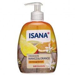 ISANA Cremeseife Mango &amp; Orange Крем - мыло Манго и апельсин с экстрактом манго 500 г