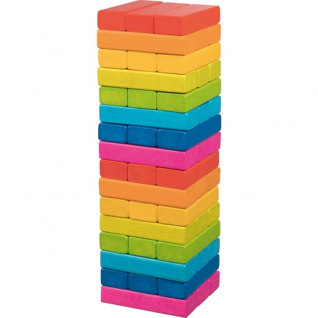 goki Geschicklichkeitsspiel Wackelturm Regenbogen Игра на ловкость