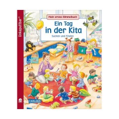 Carlsen Verlag Unkaputtbar: Mein erstes Wimmelbuch: Ein Tag in der Kita Несокрушимый: Моя первая книга поиска предметов: День в детском саду