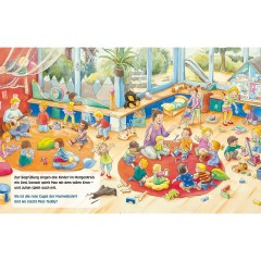 Carlsen Verlag Unkaputtbar: Mein erstes Wimmelbuch: Ein Tag in der Kita Несокрушимый: Моя первая книга поиска предметов: День в детском саду