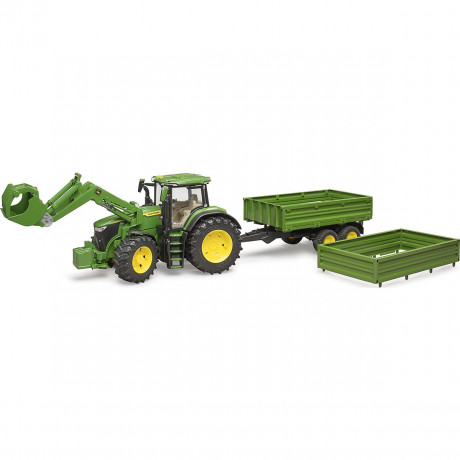 Bruder BRUDER Traktor John Deere mit Anhanger 1:16 Трактор BRUDER John Deere с прицепом 1:16