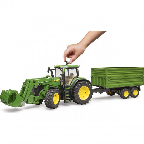 Bruder BRUDER Traktor John Deere mit Anhanger 1:16 Трактор BRUDER John Deere с прицепом 1:16