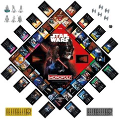 Hasbro Monopoly: Star Wars Dunkle Seite der Macht Монополия: Темная сторона Звездных войн