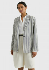 Tommy Hilfiger STRIPE CASUAL FIT Blazer white navy stripe CASUAL FIT В ПОЛОСКУ Пиджак белая темно-синяя полоса