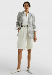 Tommy Hilfiger STRIPE CASUAL FIT Blazer white navy stripe CASUAL FIT В ПОЛОСКУ Пиджак белая темно-синяя полоса