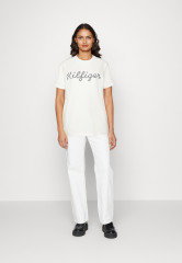 Tommy Hilfiger ROPE PUFF Print T-shirt ecru ROPE PUFF Футболка с принтом экрю