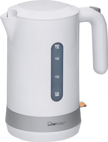 CLATRONIC CLATRONIC Wasserkocher WK 3452 weiss, Wasserkocher 1,8L mit verdecktem Heizelement Чайник CLATRONIC WK 3452 белый, чайник 1,8л со скрытым нагревательным элементом