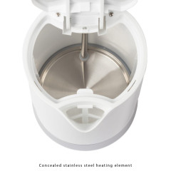 CLATRONIC CLATRONIC Wasserkocher WK 3452 weiss, Wasserkocher 1,8L mit verdecktem Heizelement Чайник CLATRONIC WK 3452 белый, чайник 1,8л со скрытым нагревательным элементом