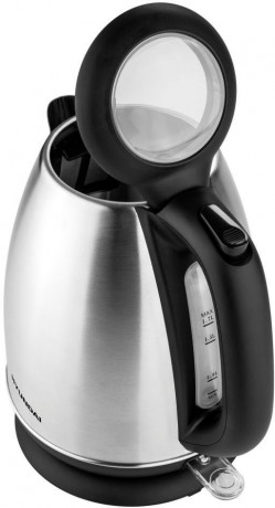 Hyundai Hyundai Wasserkocher VK302, 1,7 l, 2200 W, Edelstahl, Doppelsicherheitssystem, transparenter Deckel Чайник Hyundai VK302, 1,7л, 2200Вт, нержавеющая сталь, двойная система безопасности, прозрачная крышка