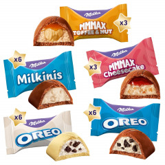 Milka Favourites 2025 Adventskalender 206g, Авдент-календарь 2025, 24 сладких сюрприза, 35см x 35см, 206 грамм