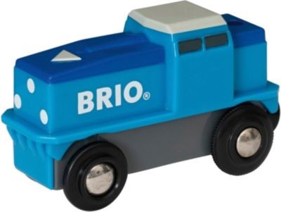 BRIO Blaue Batterie Frachtlok Синий аккумуляторный грузовой локомотив