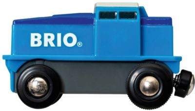 BRIO Blaue Batterie Frachtlok Синий аккумуляторный грузовой локомотив