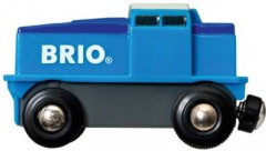 BRIO Blaue Batterie Frachtlok Синий аккумуляторный грузовой локомотив