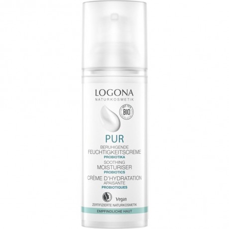 Logona Pur Beruhigende Feuchtigkeits-Creme mit Probiotika  Pur Soothing увлажняющий крем с пробиотиками