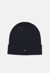 Tommy Hilfiger ESSENTIAL SCARF AND BEANIE SET UNISEX Beanie space blue ESSENTIAL КОМПЛЕКТ ШАРФ И ШАПКА УНИСЕКС Шапочка космический синий