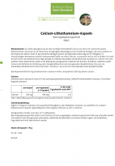 Krauterhaus Sanct Bernhardt Calcium Lithothamnium Capsules, 120 капсул