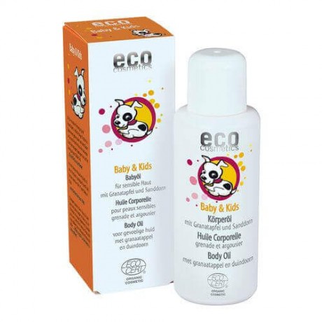 Eco Cosmetics ECO COSMETICS BABY/KINDER Bio Korperol Granatapfel/Sanddorn  ЭКО КОСМЕТИКА ДЕТСКАЯ/ДЕТСКАЯ Органическое масло для тела гранат/облепиха