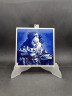 Панно винтажное Delft Blue "Кружевница", ручная роспись, керамика, 15 х 15 см, Голландия, 1950-70гг.