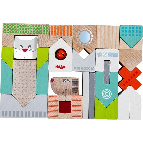 Haba Bausteine Hund und Katze Собака и кошка из строительных блоков