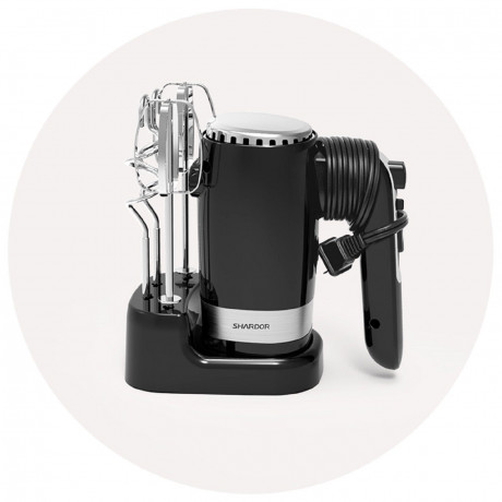 MooSoo MooSoo Handmixer HM226 in Schwarz, 300 W  Ручной миксер MooSoo HM226 черного цвета, 300 Вт