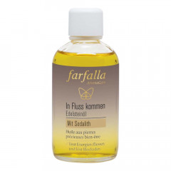 Farfalla Edelsteinol In Fluss kommen mit Sodalith 100ml  Масло драгоценных камней Стань в потоке с содалитом 100мл