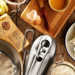 Duronic Duronic Handmixer, HM4 SR elektrischer Handmixer, 400 Watt, Aufbewahrungsbox  Ручной миксер Duronic, электрический ручной миксер HM4 SR, 400 Вт, ящик для хранения