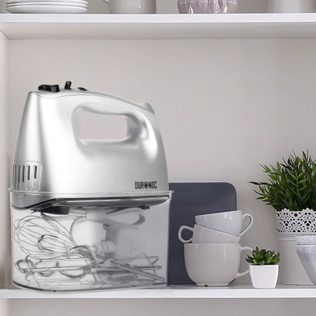Duronic Duronic Handmixer, HM4 SR elektrischer Handmixer, 400 Watt, Aufbewahrungsbox  Ручной миксер Duronic, электрический ручной миксер HM4 SR, 400 Вт, ящик для хранения