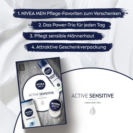Nivea Active Sensitive Geschenkset  Подарочный набор Active Sensitive