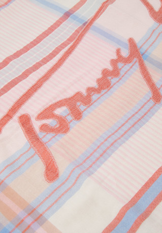 Tommy Hilfiger ICONIC POP FILE COUPE Foulard pink madras ICONIC POP FILE COUPE платок розовый мадрас