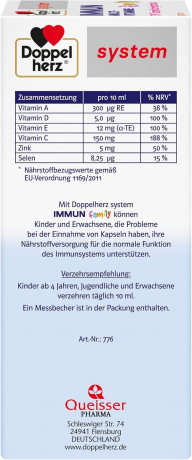 Doppelherz system IMMUN Multivitamine family Мультивитаминный комплекс для детей с 4-х лет и взрослых, сироп со вкусом тропических фруктов, 250 мл x 2 упаковки