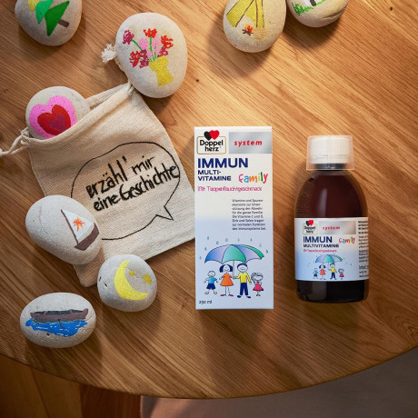 Doppelherz system IMMUN Multivitamine family Мультивитаминный комплекс для детей с 4-х лет и взрослых, сироп со вкусом тропических фруктов, 250 мл x 2 упаковки
