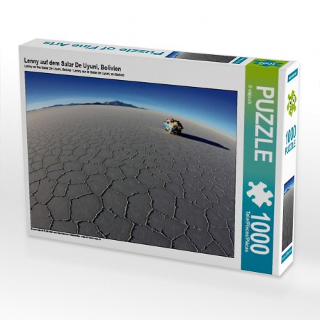 CALVENDO Puzzle CALVENDO Puzzle Lenny auf dem Salar De Uyuni Пазл CALVENDO Puzzle Lenny on the Salar De Uyuni