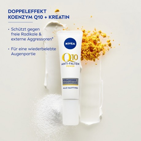 Nivea Q10 Power Anti Falten + Straffung Augenpflege  Q10 Power против морщин + укрепляющий уход за глазами