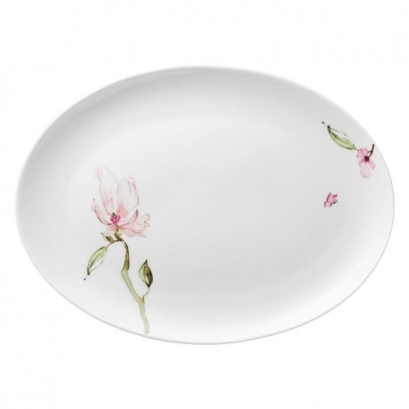 Rosenthal Rosenthal Jade Magnolie Platte 34 x 25 cm Тарелка Rosenthal Jade Magnolia 34 x 25 см
