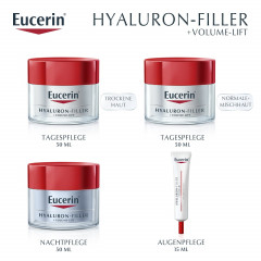 Eucerin Hyaluron-Filler + Volume-Lift Tagespflege fur normale Haut bis Mischhaut  Дневной уход Hyaluron-Filler + Volume-Lift для нормальной и комбинированной кожи