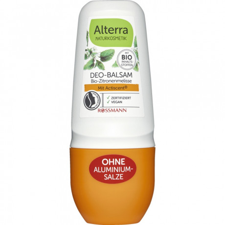 Alterra Deo Balsam Bio-Zitronenmelisse und Bio-Salbei 50ml, Альтерра Дезодорант-бальзам, мелисса и шалфей, натуральная косметика NATRUE, 50 мл