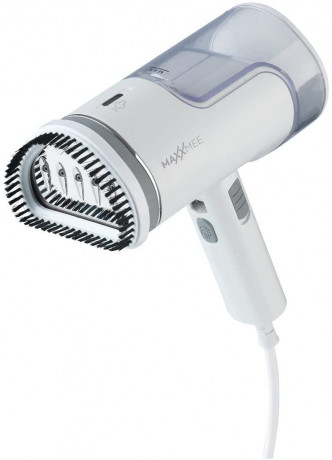 MAXXMEE MAXXMEE Dampfburste Kompakt, 1200 W, Burste Dampfglatter Dampfbugler Steamer Wassertank, weiss/grau MAXXMEE Steam Brush Compact, 1200 Вт, Brush Steam Smooth Steam Bugler Резервуар для воды отпаривателя, белый/серый