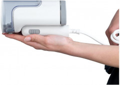 MAXXMEE MAXXMEE Dampfburste Kompakt, 1200 W, Burste Dampfglatter Dampfbugler Steamer Wassertank, weiss/grau  MAXXMEE Steam Brush Compact, 1200 Вт, Brush Steam Smooth Steam Bugler Резервуар для воды отпаривателя, белый/серый