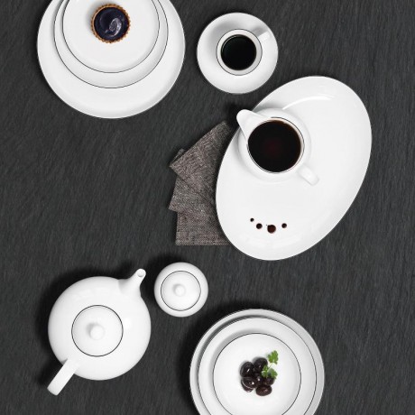 Seltmann Weiden Seltmann Weiden Lido Black Line Dessertschale rund d: 15 cm / h: 5,5 cm / 0,5 L Десертная чаша Seltmann Weiden Lido Black Line круглая d: 15 см / высота: 5,5 см / 0,5 л