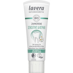 LAVERA Zahncreme Sensitive &amp; Repair, 75 ml, Лавера Зубная паста для чувствительных зубов, био-ромашка, восстановление эмали, 75 мл