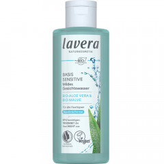 LAVERA basis sensitiv Mildes Gesichtswasser, 200 ml, Лавера Тоник для лица для чувствительной кожи, био-алоэ вера и био-мальва, 200 мл