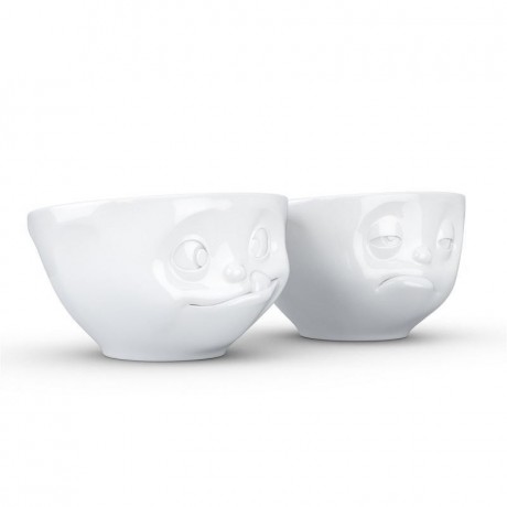 Fiftyeight Products TV Tassen Schalchen Set 2-tlg. - lecker & verpennt 0,20 L Набор подставок для телевизора 2 шт. - вкусный и проспал 0,20 л