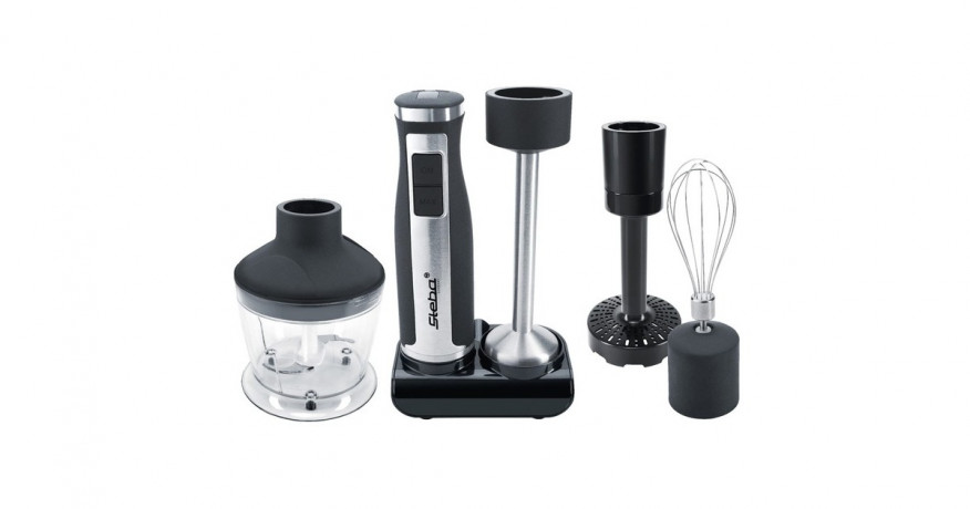 Steba Steba Stabmixer-Set MX 40 edelstahl (geburstet)/schwarz edelstahl (geburstet)/schwarz Набор ручного блендера Steba MX 40 нержавеющая сталь (матовая)/черный