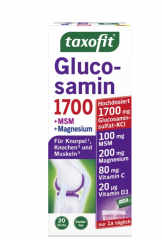 taxofit Glucosamin 1700 Magnesium TAXOFIT Glucosamine 1700 + MSM + Magnesium для поддержки хрящей, костей и мышц, 20шт 