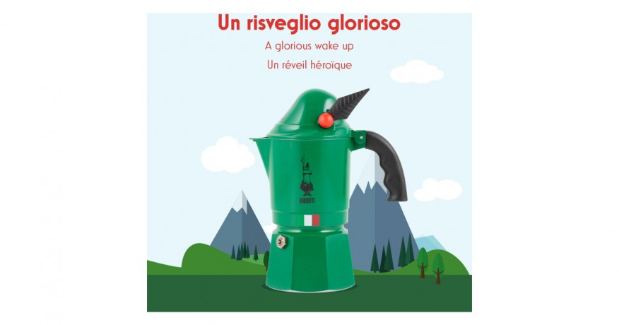 Bialetti Bialetti Break Alpina, Espressomaschine grun, 3 Tassen  grun Bialetti Break Alpina, кофемашина для эспрессо, зеленый, 3 чашки
